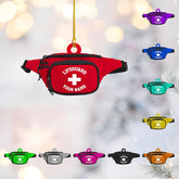 Personalized Lifeguard Ornament, Lifeguard Gift Christmas 2024 Life Guard Ornament Lifesaver Ornament, Lifeguard Gift Ideas for Women Girl Kids, Officially Licensed Hot Lifeguard (Style 4)